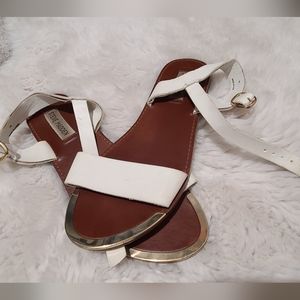 Steve Madden White Sandals